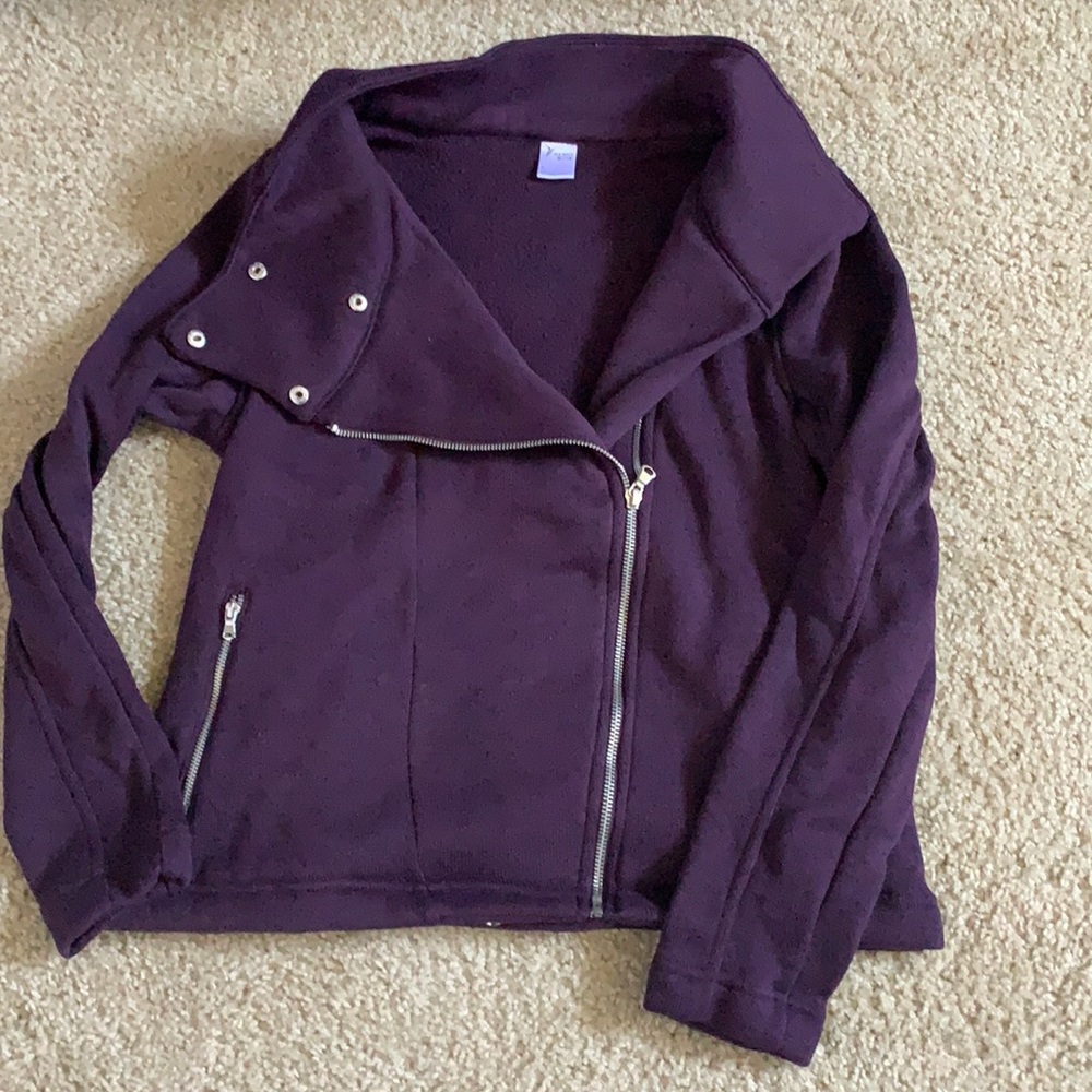 Old navy active asymmetrical zip jacket